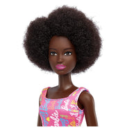 image //www.c...Barbie Dolls Wearing Logo Print Pink Dress