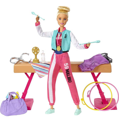 imagBarbie Gymnastics Playset