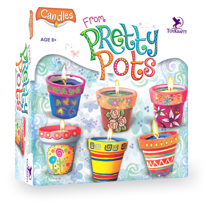 Candles From Pretty Pots | Crossword.in