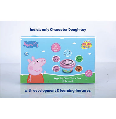 imagDough Magic Peppa Pig Dough Tubs 50g 6 Pack - DM100010