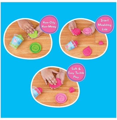 imagDough Magic Peppa Pig Dough Tubs 50g 6 Pack - DM100010