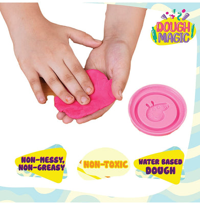 imagDough Magic Peppa Pig Dough Tubs 50g 6 Pack - DM100010