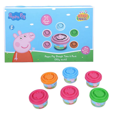 imagDough Magic Peppa Pig Dough Tubs 50g 6 Pack - DM100010