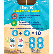 image //www.c...Eduketive I See 10 - 6 in 1 Quick Math Game Learning & Educational Game for Kids -105 Pieces