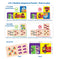 imag3Eduketive Sequence 2 in 1 Puzzle - Animals on The Wheels - Double Sided Educational 30 Pieces Puzzle - Image & Count Matching Kids Age 3-9 Years Old