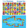 imag6Eduketive Sequence 2 in 1 Puzzle - Animals on The Wheels - Double Sided Educational 30 Pieces Puzzle - Image & Count Matching Kids Age 3-9 Years Old
