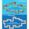 imag4Eduketive Sequence 2 in 1 Puzzle - Animals on The Wheels - Double Sided Educational 30 Pieces Puzzle - Image & Count Matching Kids Age 3-9 Years Old