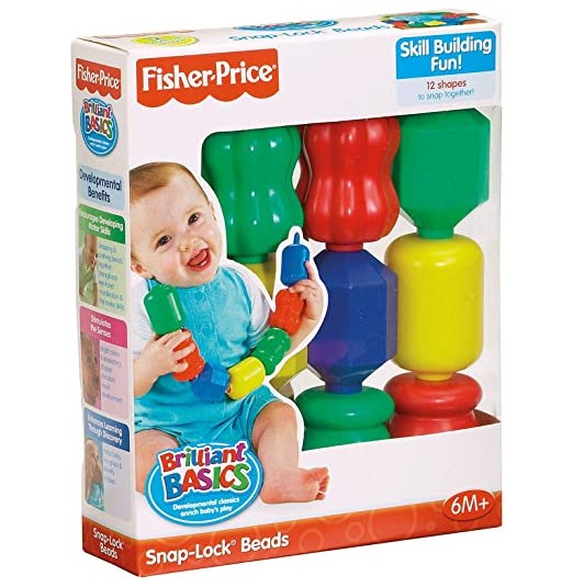 Fisher Price Original Snap-Lock Beads, Multicolor - Crossword.in 