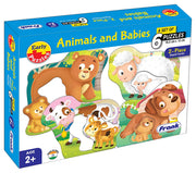 imagFrank Animals And Babies Early Puzzles 0-2 Years, 10%OFF, 3-5 Years, Beyond Books, Blocks & Construction, BOOKS5, Frank, Frank Animals And Babies 6 Puzz.Set 32902, Non Discounted Products, Puzzles, Teen, Toys & Games crossword.in