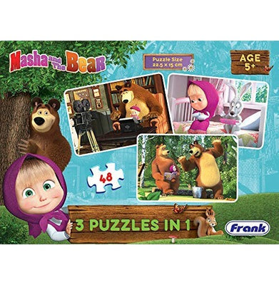 imagFrank Masha The Bear 3In1 Puzzle 10%OFF, 3-5 Years, 6-8 Years, Beyond Books, Blocks & Construction, BOOKS5, Frank, Frank Masha The Bear 3In1 Puzzle 70204, Non Discounted Products, Puzzles, Teen, Toys & Games crossword.in