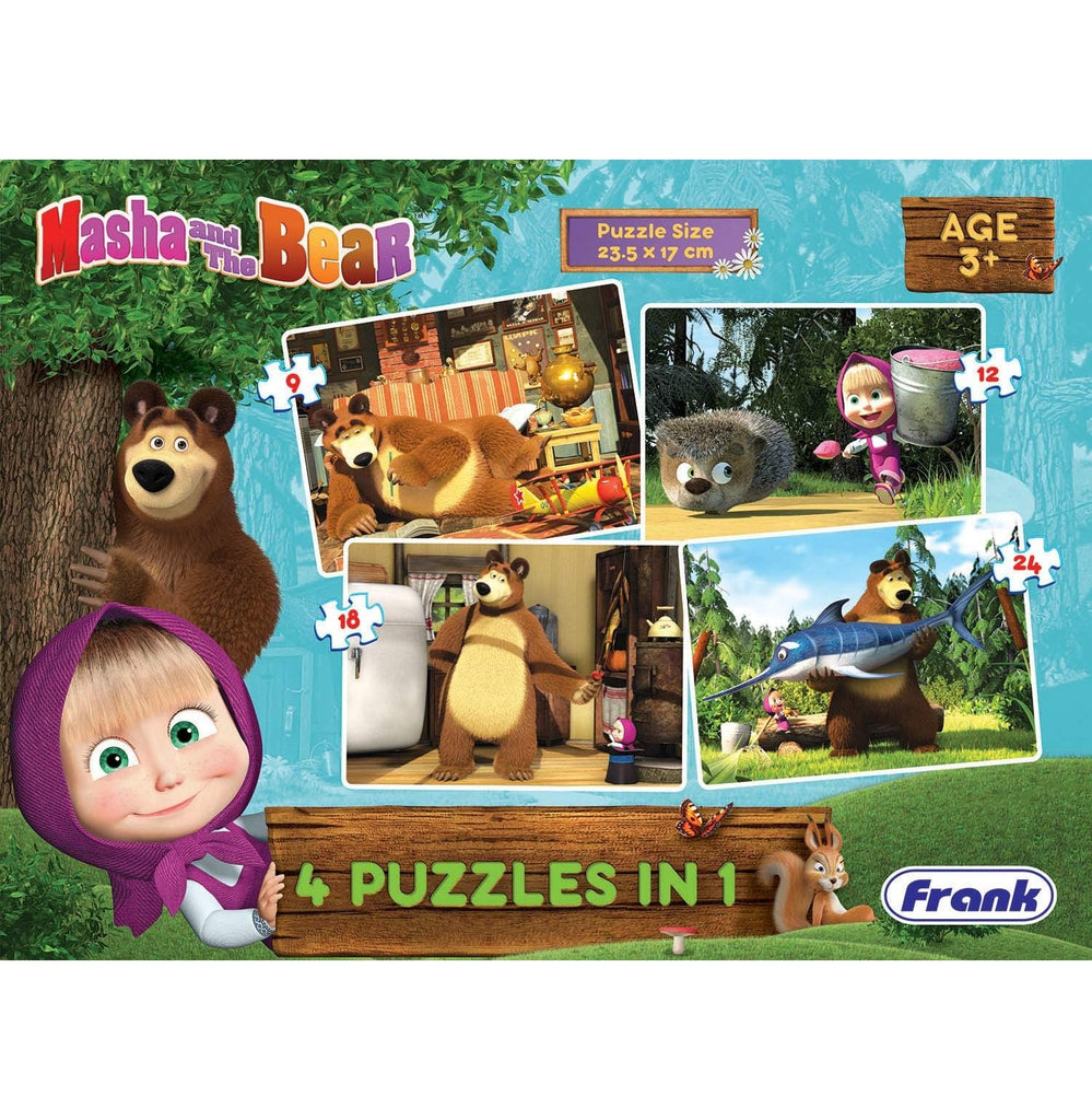 Frank Masha The Bear 4 In 1 Puzzle - Crossword.in 