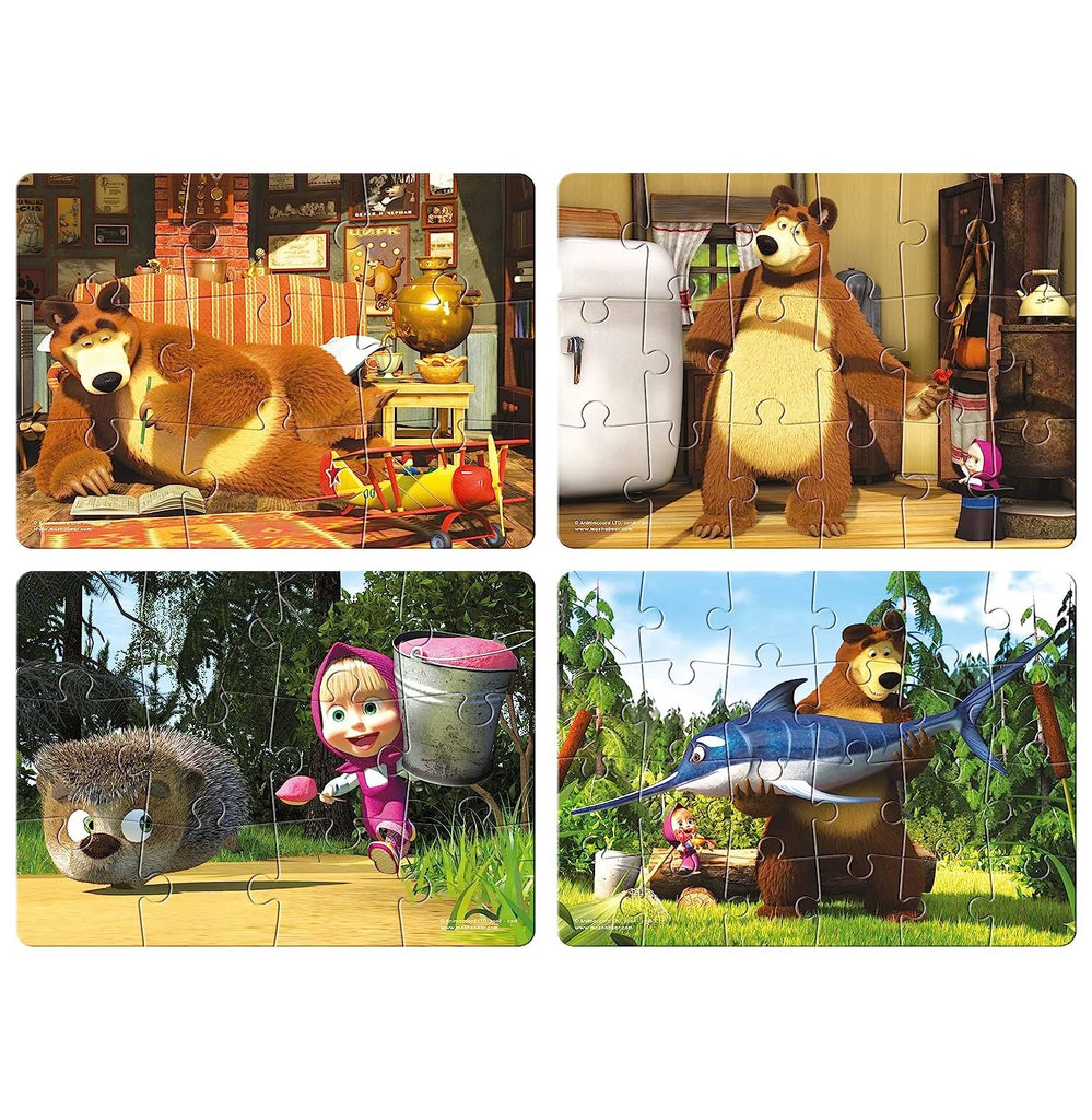 Frank Masha The Bear 4 In 1 Puzzle - Crossword.in 