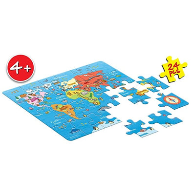 imagFrank My First World Map 24Pcs Puzzle