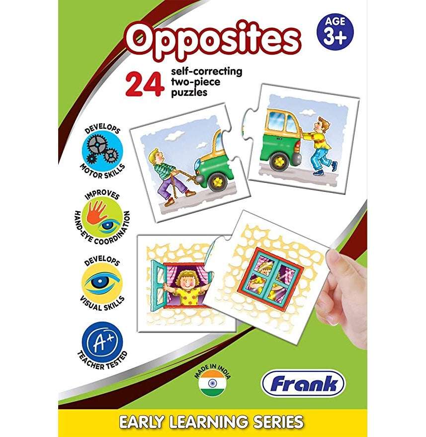 Frank Opposites 3+ Educational Puzzle: 48 Colorful Pieces of Learning Fun