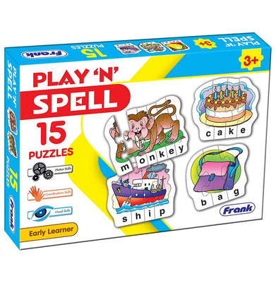 imagFrank Play 'N' Spell 15 Puzzle 10%OFF, 3-5 Years Toys & Games, 6-8 Years Toys & Games, Activity, Beyond Books, BOOKS5, Educational, Frank, Frank Play 'N' Spell 15 Puzzle, Non Discounted Products, Puzzles, Toys & Games crossword.in