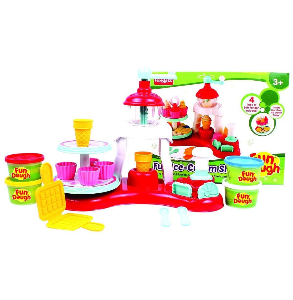 Funskool Fun Dough Ice Cream Shop - Multi Colour Carton - Crossword.in 