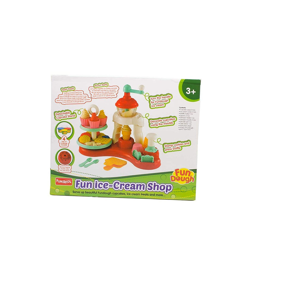 Funskool Fun Dough Ice Cream Shop - Multi Colour Carton - Crossword.in 