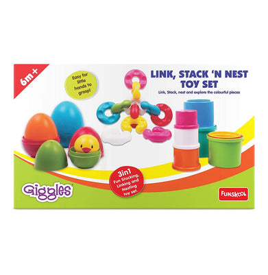 imagFunskool Link Stack N Nest Toys Set 1073100