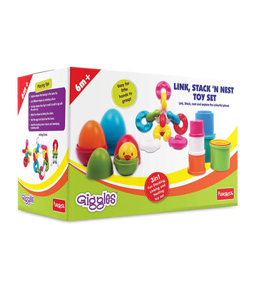imagFunskool Link Stack N Nest Toys Set 1073100
