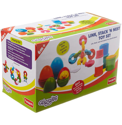 imagFunskool Link Stack N Nest Toys Set 1073100
