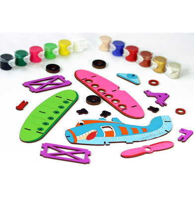 imagFunvention 3D Coloring Models Bi-Plane Model 3D Puzzle 10%OFF, 3-5 Years, 6-8 Years, Beyond Books, BOOKS5, Funvention, Funvention 3D Coloring Models Bi-Plane Model 3D Puzzle , Non Discounted Products, Puzzles, Toys & Games crossword.in