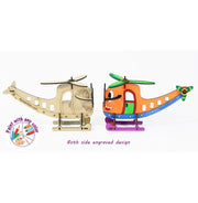 image //www.c...Funvention 3D Coloring Models Helicopter Model 3D Puzzle