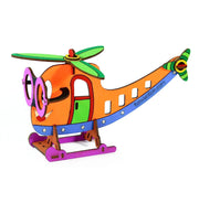 image //www.c...Funvention 3D Coloring Models Helicopter Model 3D Puzzle