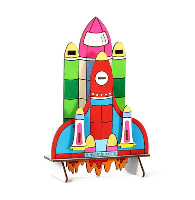 Funvention 3D Coloring Models Space Shuttle Model (3D Puzzle