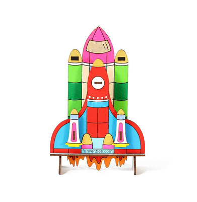 imagFunvention 3D Coloring Models Space Shuttle Model 3D Puzzle