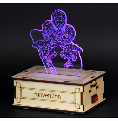 imagFunvention 3D Holographic Lamp - Superhero-Fsk3Dhlp01
