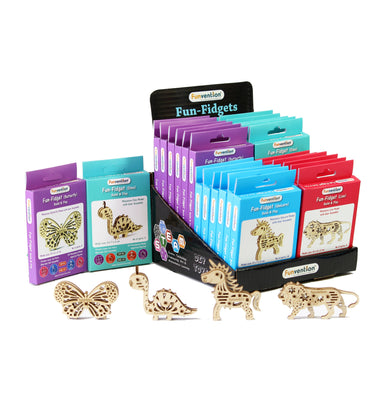 imagFunvention Fun Fidgets - Jungle - Pack Of 24-Fskff3So24