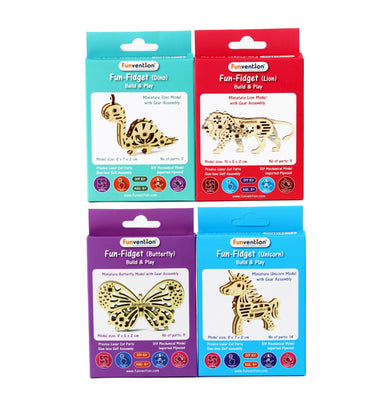 imagFunvention Fun Fidgets - Jungle - Pack Of 24-Fskff3So24