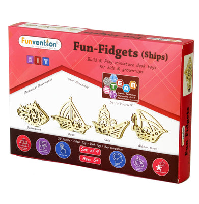 imagFunvention Fun Fidgets Ships 0-2 Years Toys & Games, 10%OFF, 3-5 Years Toys & Games, 6-8 Years Toys & Games, 9-12 Years Toys & Games, Activity, Activity And Puzzles, Beyond Books, BOOKS5, Funvention Fun Fidgets Ships , Non Discounted Products, Toys & Games crossword.in