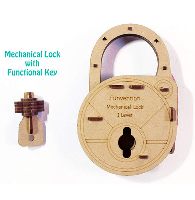 imagFunvention Mechanical Lock 1 Lever -Fskml1Po1