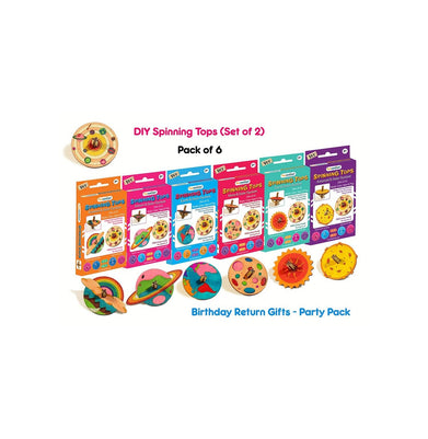 imagFunvention Spinning Tops Solar - Pack Of 6 Po2 -Fskst2So2P6