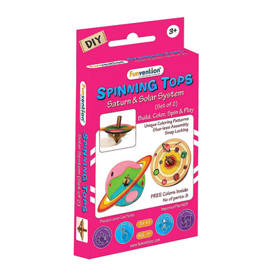 imagFunvention Spinning Tops Solar - Pack Of 6 Po2 -Fskst2So2P6