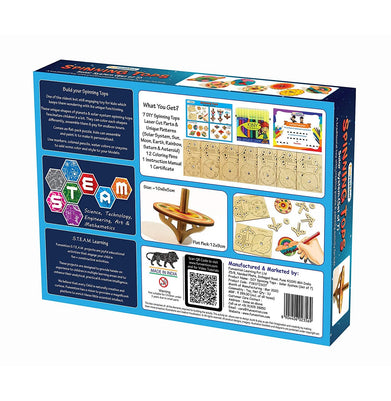 imagFunvention Spinning Tops Solar System Set Of 7