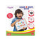 imag1Giggles - Learn N Write Deluxe , 3 in 1 Magnetic Dry Erase & Chalkboard