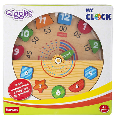 imagGiggles - My Clock, Shape sorting clock puzzle