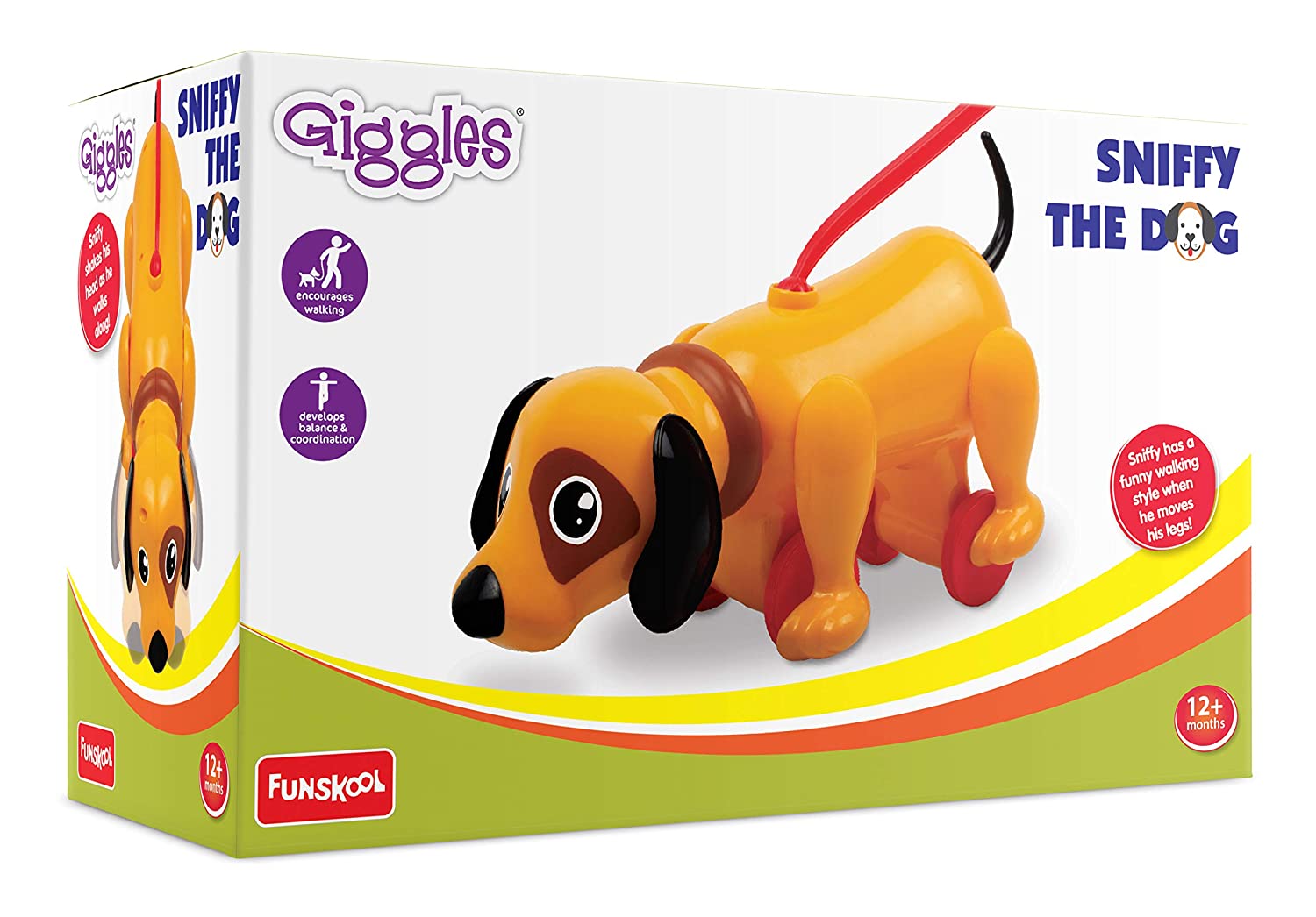 Buy Giggles - Sniffy The Dog , Pull Along Toy