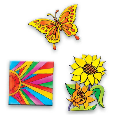 imagGlass Painted Window Suncatchers