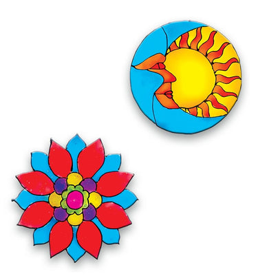 imagGlass Painted Window Suncatchers