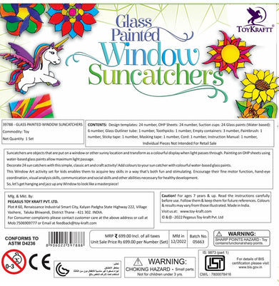 imagGlass Painted Window Suncatchers