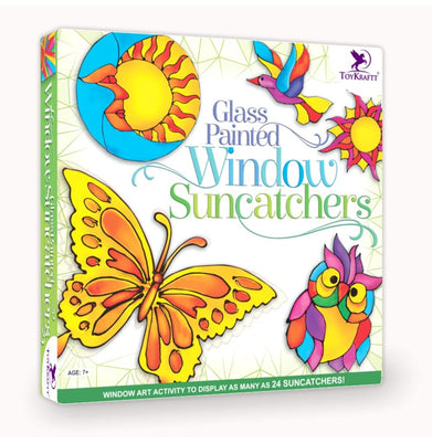 imagGlass Painted Window Suncatchers