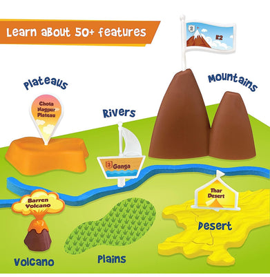 imagImagimake Kid's Mapology - Physical Features of India
