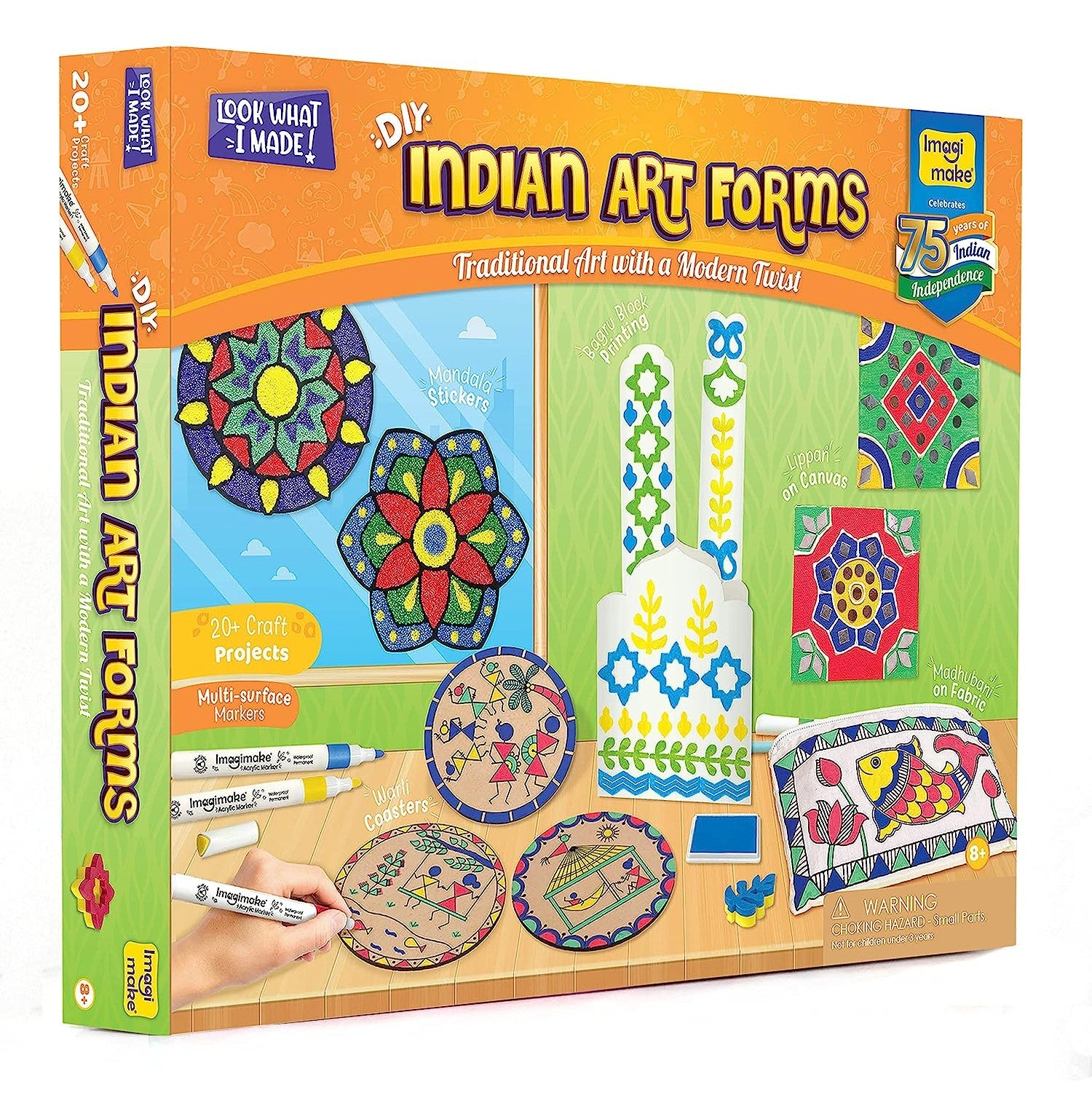 Imagimake Indian Art Forms Diy Kit: Creative Exploration For Ages 814