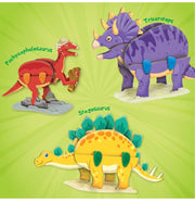 image //www.c...Imagimake Mapology Dino Quest - 3D Puzzle Dinosaur Toys - Stegosaurus, Triceratops, Pachycephalosaurus