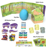 image //www.c...Imagimake Mapology Dino Quest - 3D Puzzle Dinosaur Toys - Stegosaurus, Triceratops, Pachycephalosaurus