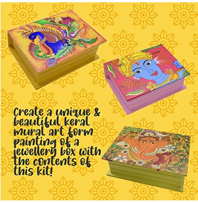 imagKerala Mural DIY Jewellery Box Kit for Kids and Adults – Unleash Your Inner Artist! buy online at crossword.in