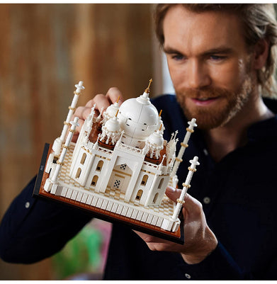 imagLEGO Architecture Landmarks Collection Taj Mahal 21056 Building Kit 2,022 Pieces